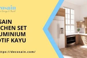 Pilihan Desain Kitchen Set Aluminium Motif Kayu
