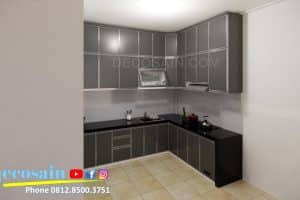 harga kitchen set aluminium single layer acp alcopan