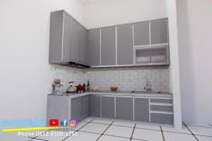 kitchen set aluminium acp minimalis warna abu abu